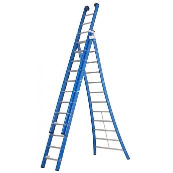 Driedelige ladder lengte 8,25 meter